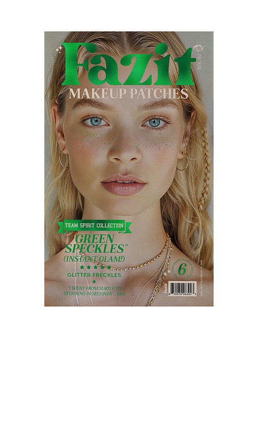 Fazit Beauty Speckles in Green.