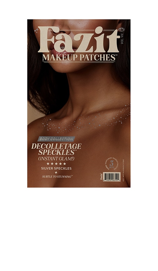 Decolletage Freckle Speckles in Silver.