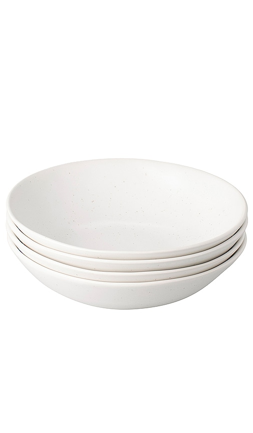 Fable The Pasta Bowls Set Of 4 In Speckled White