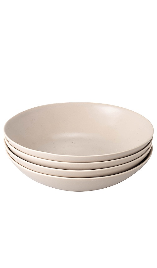 Fable The Pasta Bowls Set Of 4i N Desert Taupe In 沙漠灰褐色