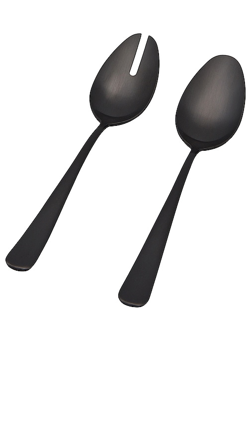 Shop Fable The Serving Spoons In 哑光黑