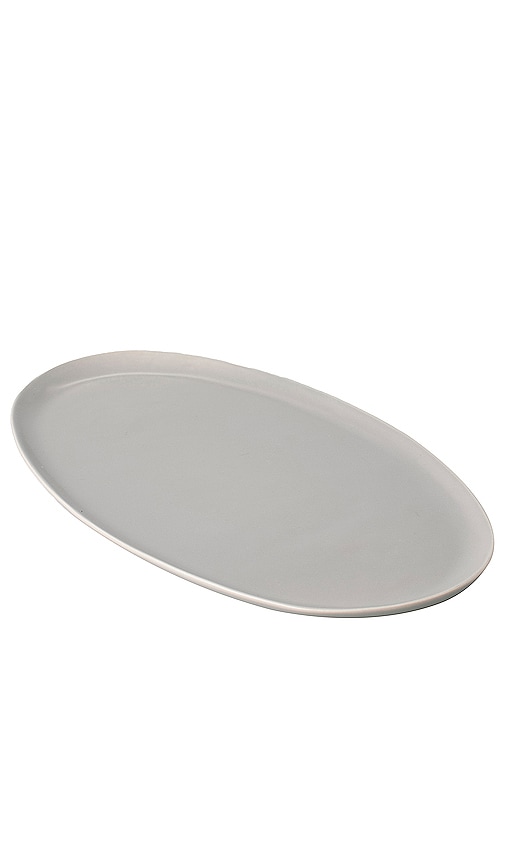 Fable The Oval Serving Platter In 鸽灰色