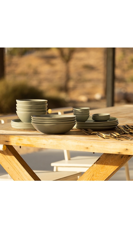  Fable Pasta Bowls In Sage. 