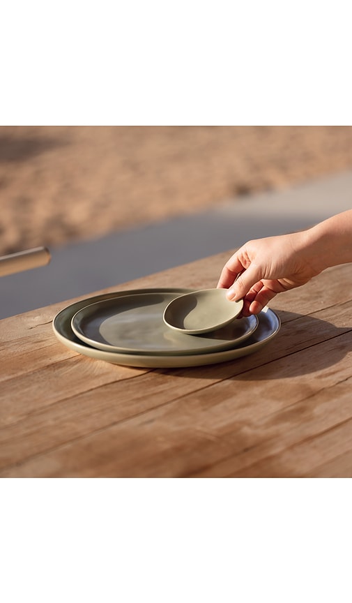  Fable Salad Plates In Sage. 