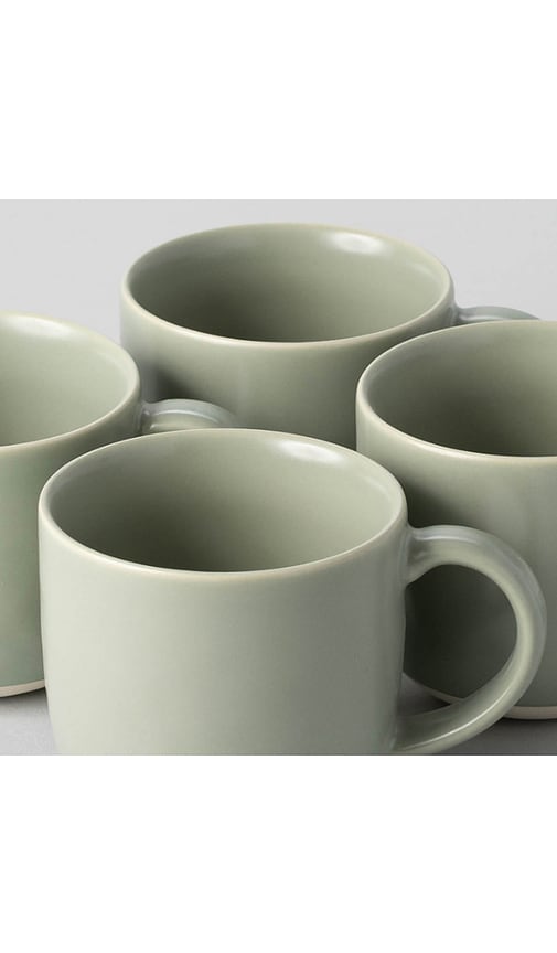  Fable Becher Mugs In Green. 