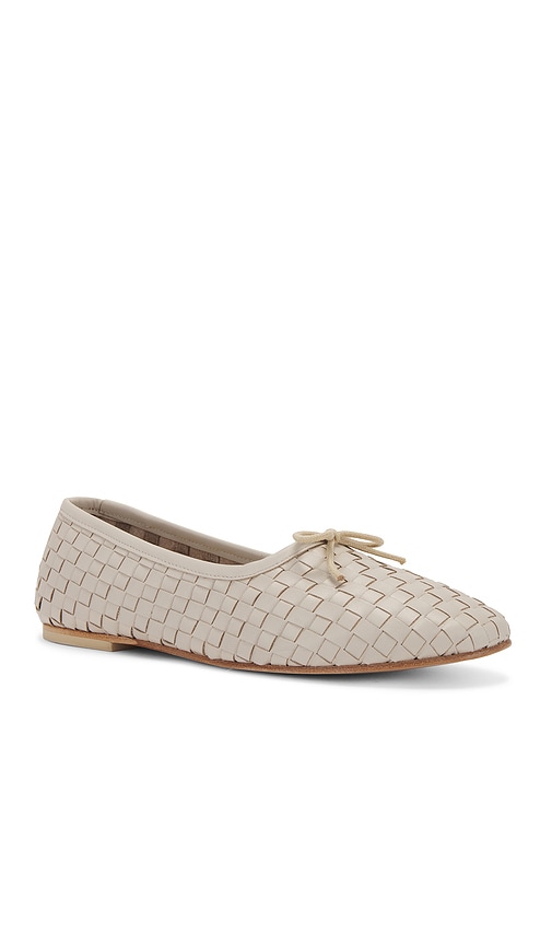 Shop Freda Salvador Roma Flat In Cream