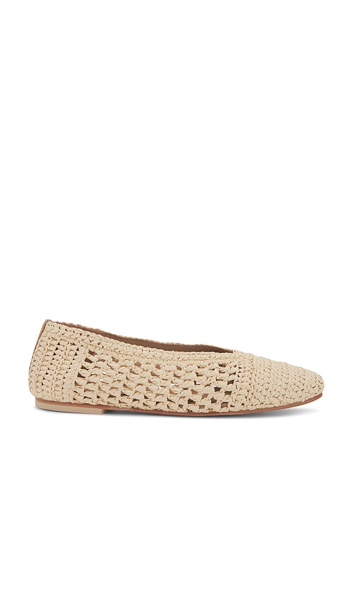 Shop Freda Salvador Jessie Flat In Beige