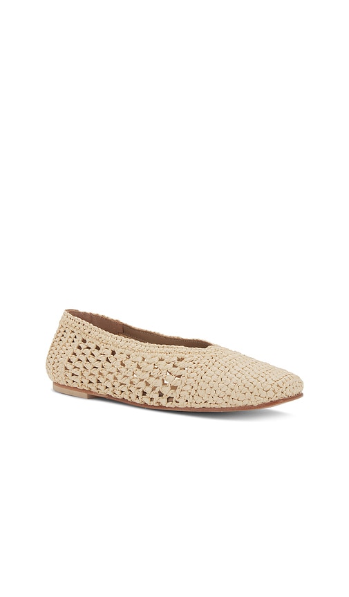 Shop Freda Salvador Jessie Flat In Beige