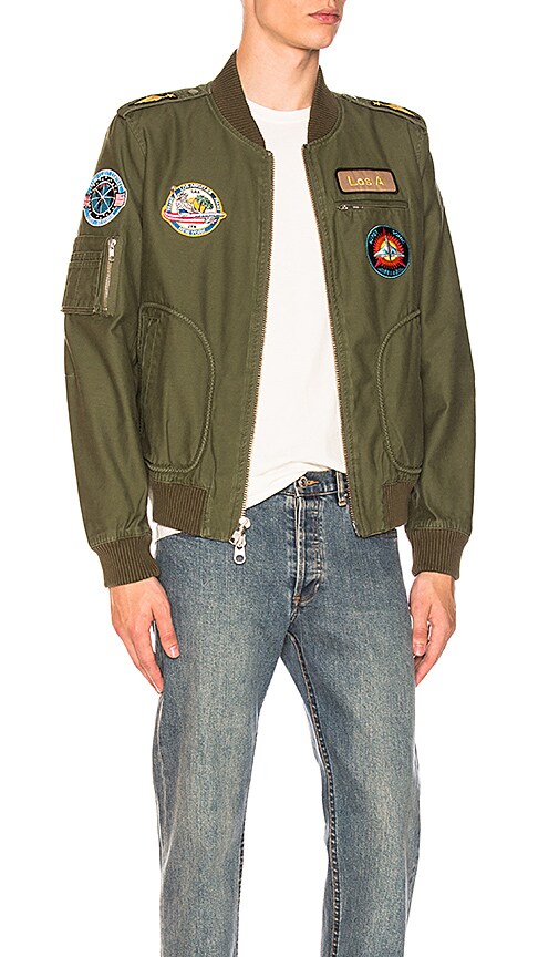 denim pilot jacket