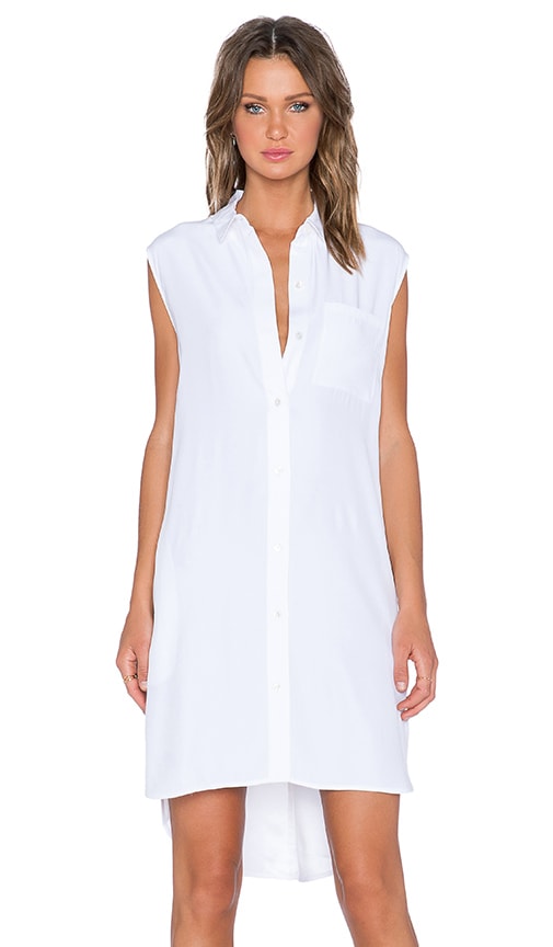 Le Sleeveless Shirt Dress