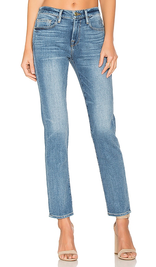 womens armani straight leg jeans
