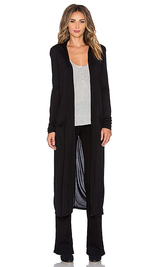 Aria Noir Alternative Knitwear Duster – Apparis