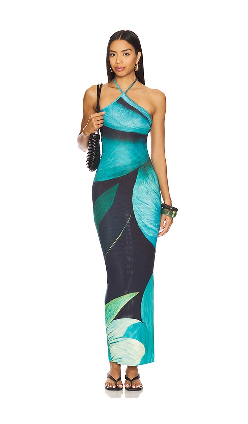 Farai London Dalia Halter Neck Dress