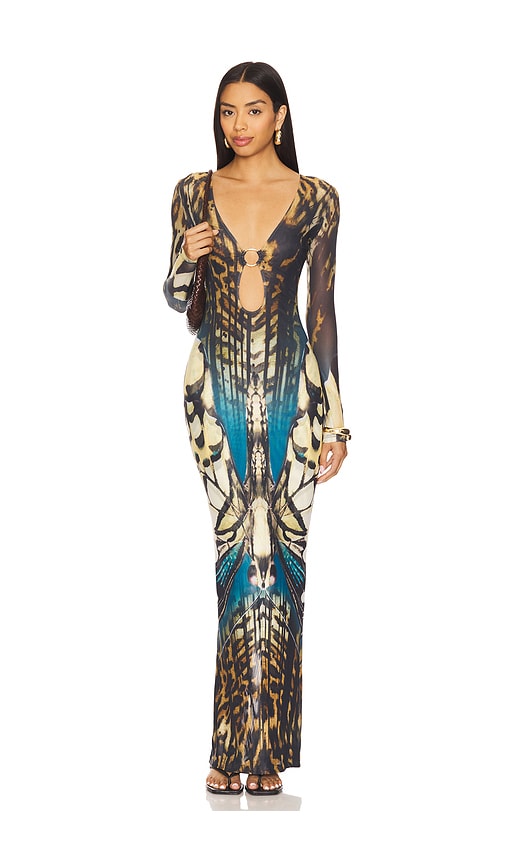 Farai London Nakai Ring Dress in Multi