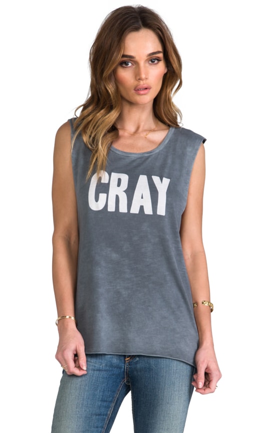 x Tyler Jacobs Washed Cray Muscle Tank
