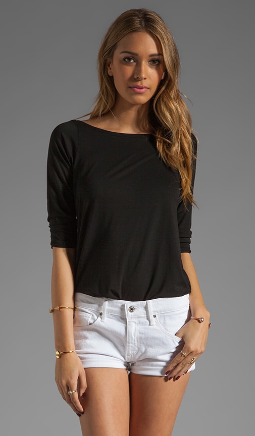 Frenchie Boat Neck Top