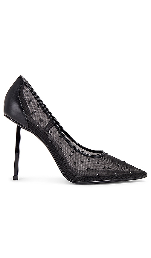 FEMME LA The Collette Pump in Black Diamond