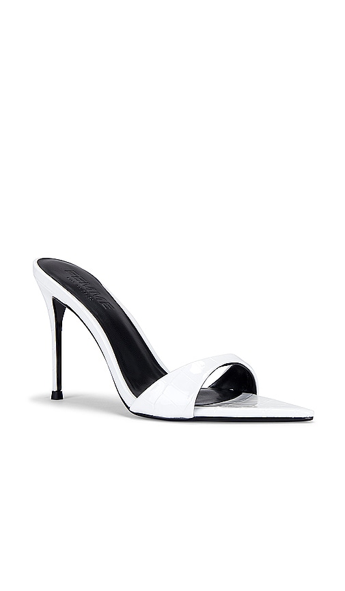 Shop Femme La Kaia 100 Slipper In Exotic Blanc