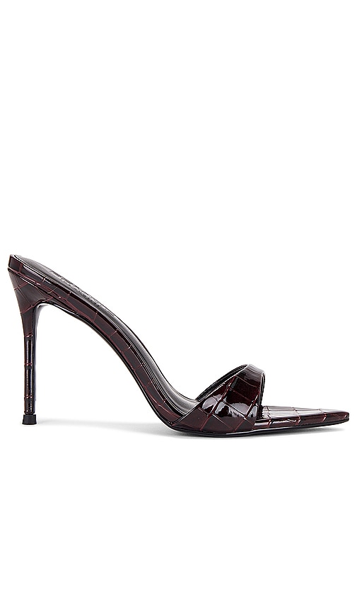 Shop Femme La Kaia 100 Slipper In Exotic Burgundy