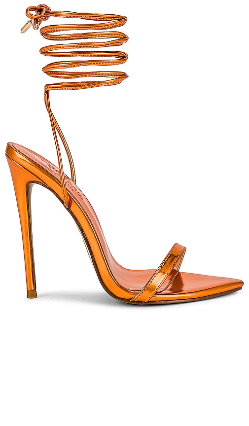 FEMME LA London Heeled Sandal in Ginger