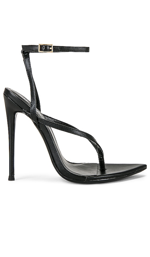 FEMME LA Effie Heeled Sandal in Black | REVOLVE
