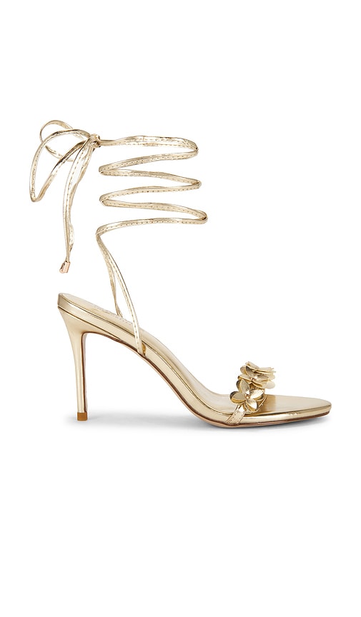 FEMME LA x REVOLVE Barely There Lace Up Heel