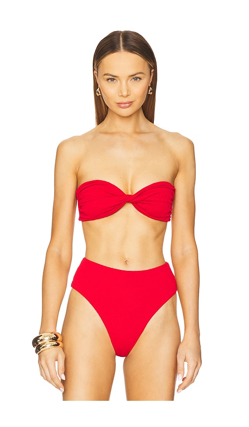 Bernie Bikini Top in Red. - size XS (also in L, M, S)
