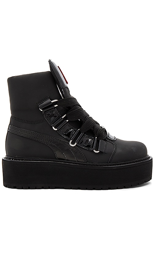 puma fenty boots black