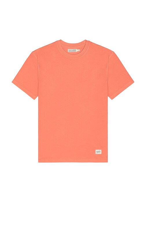 The Saltaire Tee in Orange. - size XL/1X (also in L, M, S)