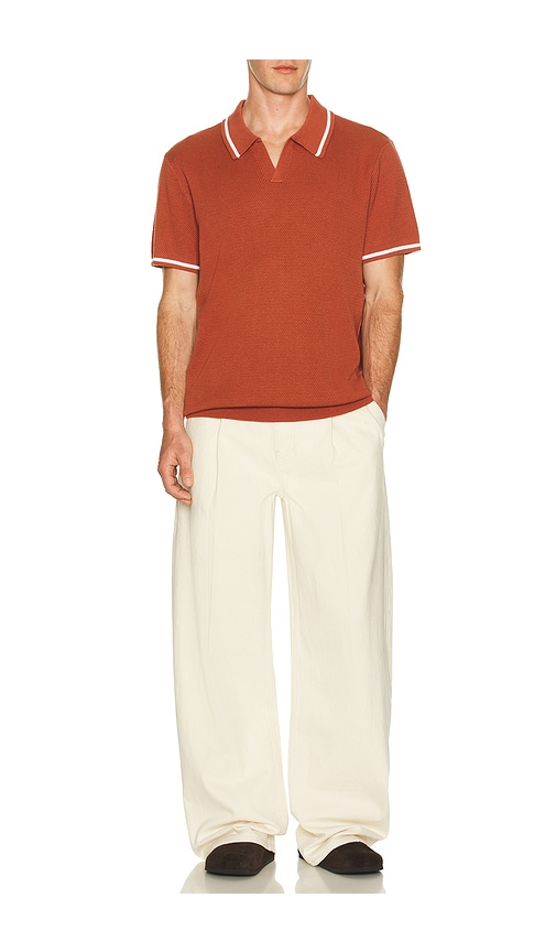  Fair Harbor Polohemd In Brick. Größe S. Also In L, Xl/1x. 