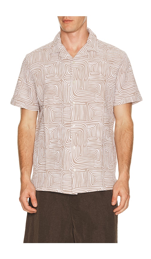 Fair Harbor Castaway Textured Camp Shirt