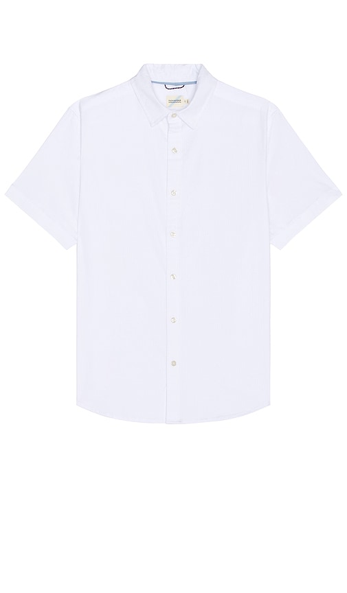 Fair Harbor The Seersucker Shirt In 白色