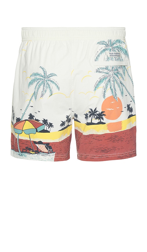 Shop Fair Harbor The Bungalow Swim Trunk In Beach Sunset