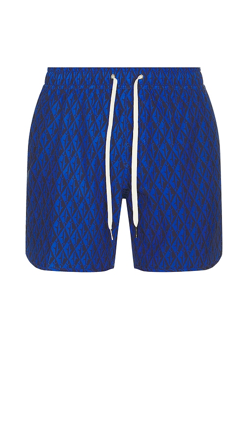 Anchor Swim Shorts in Blue. - size XL/1X (also in L, M, S)