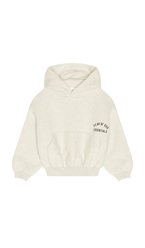 Fear of God ESSENTIALS Kids Classic Hoodie in Grey. - size 4/5 (also in 6/7)