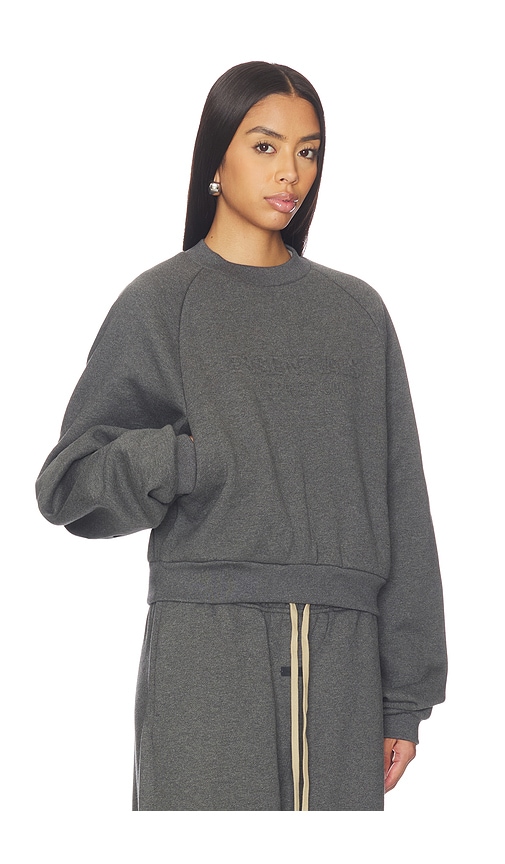 Essentials 90's Raglan Sweatshirt In Gray