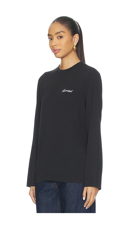 Essentials Long Sleeve Tee In Black