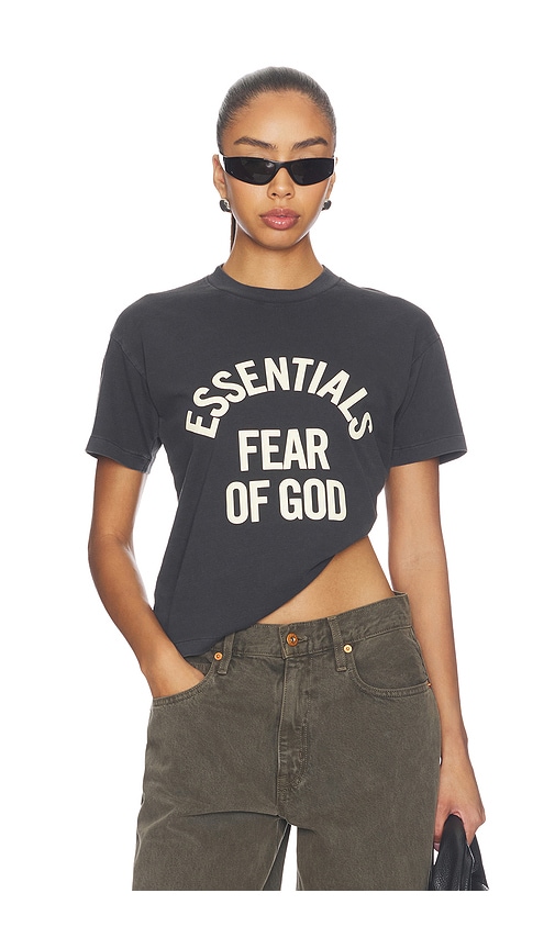 Fear of God ESSENTIALS Campus Classic Short Sleeve Tee en Black Taille L Also en XS S M 97 €