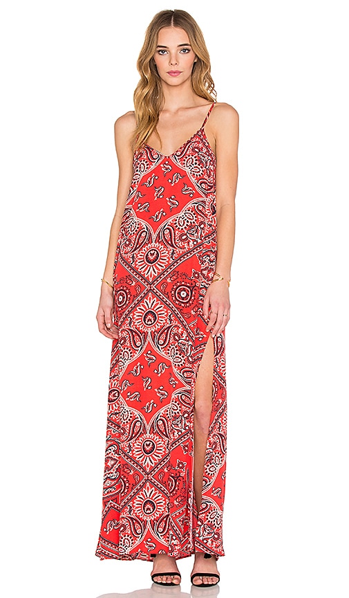Double V Maxi Dress