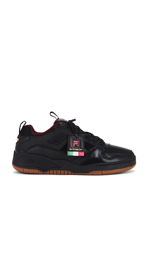 Fila Corda Lux Sneakers In Black  Syrah  & Gardenia