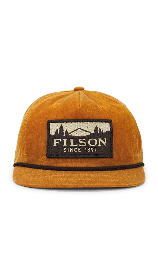 Filson Waxed Trucker Cap In Brown