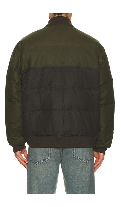 Filson Down Bomber Jacket In Green