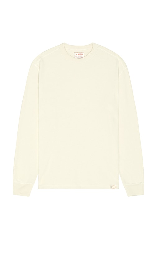 Waffle Knit Thermal Henley in Cream. - size L (also in M, S, XL/1X) - Filson - Modalova