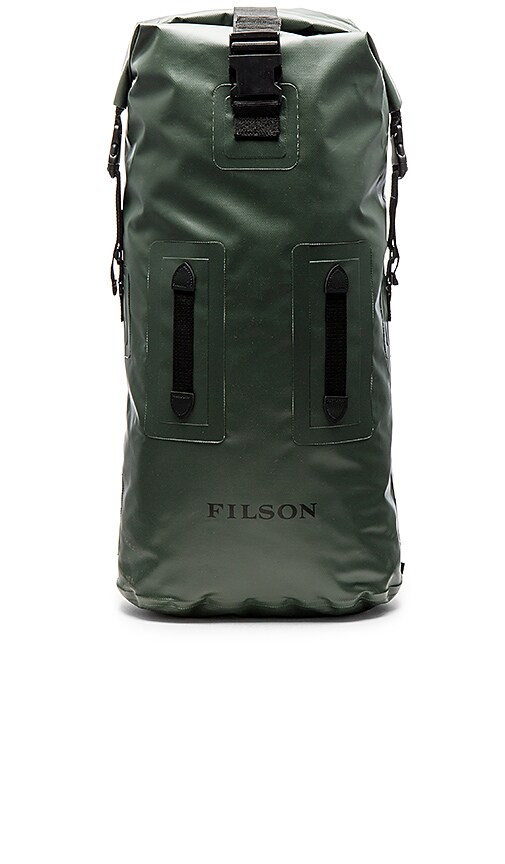 Filson Dry Duffle Backpack in Green | REVOLVE