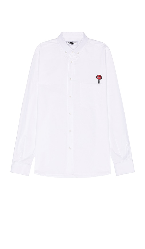 Shop Fiorucci Lollipop Patch Shirt In White