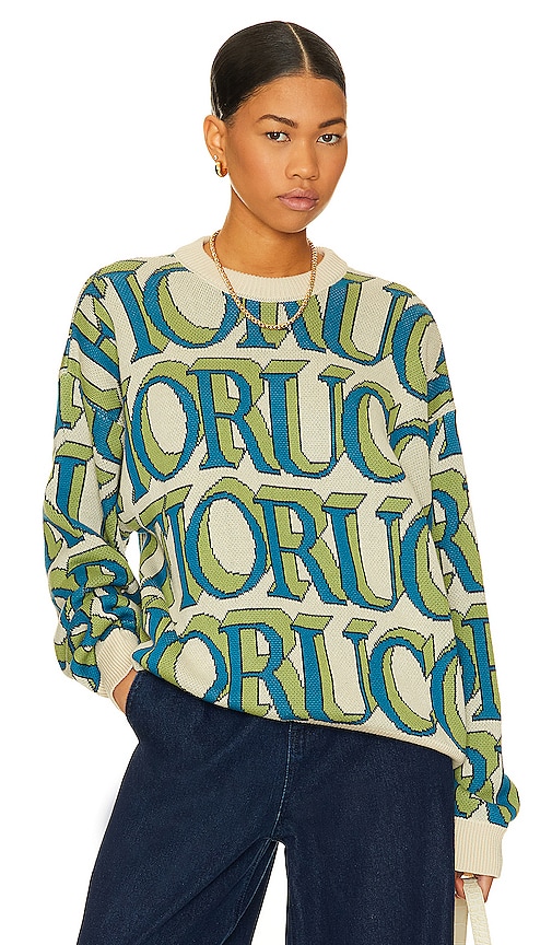 FIORUCCI Monogram Jumper in Sage