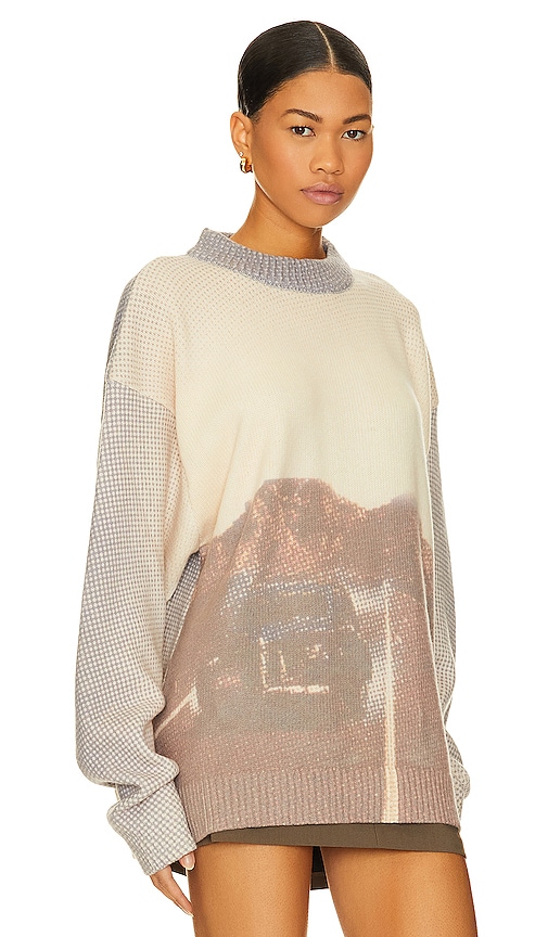 Shop Fiorucci On The Road Jumper In Light Grey