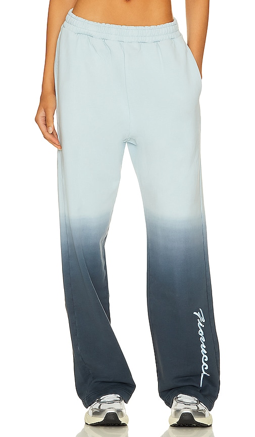 Fiorucci Ombre Squiggle Logo Oversized Joggers In Blue