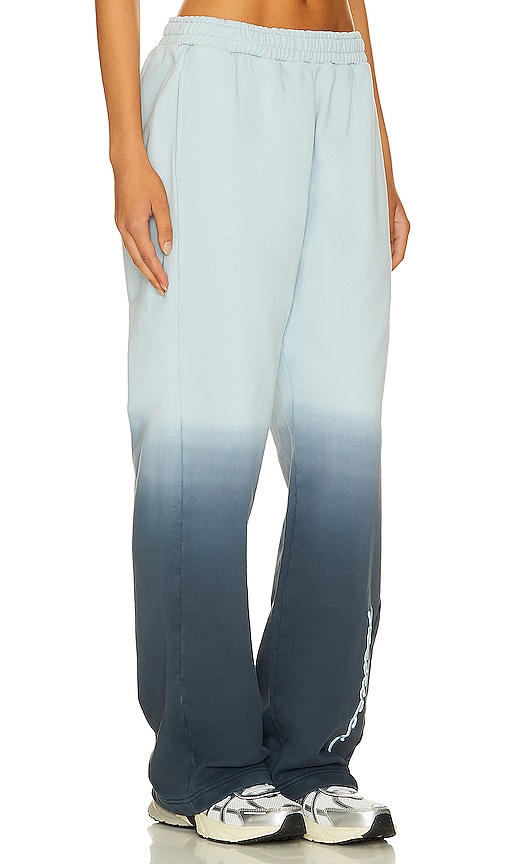 Shop Fiorucci Ombre Squiggle Logo Oversized Joggers In Blue