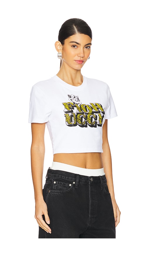 FIORUCCI ROCOCO PRINT CROPPED T-SHIRT